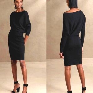 New Banana republic off shoulder sweater dress large tall